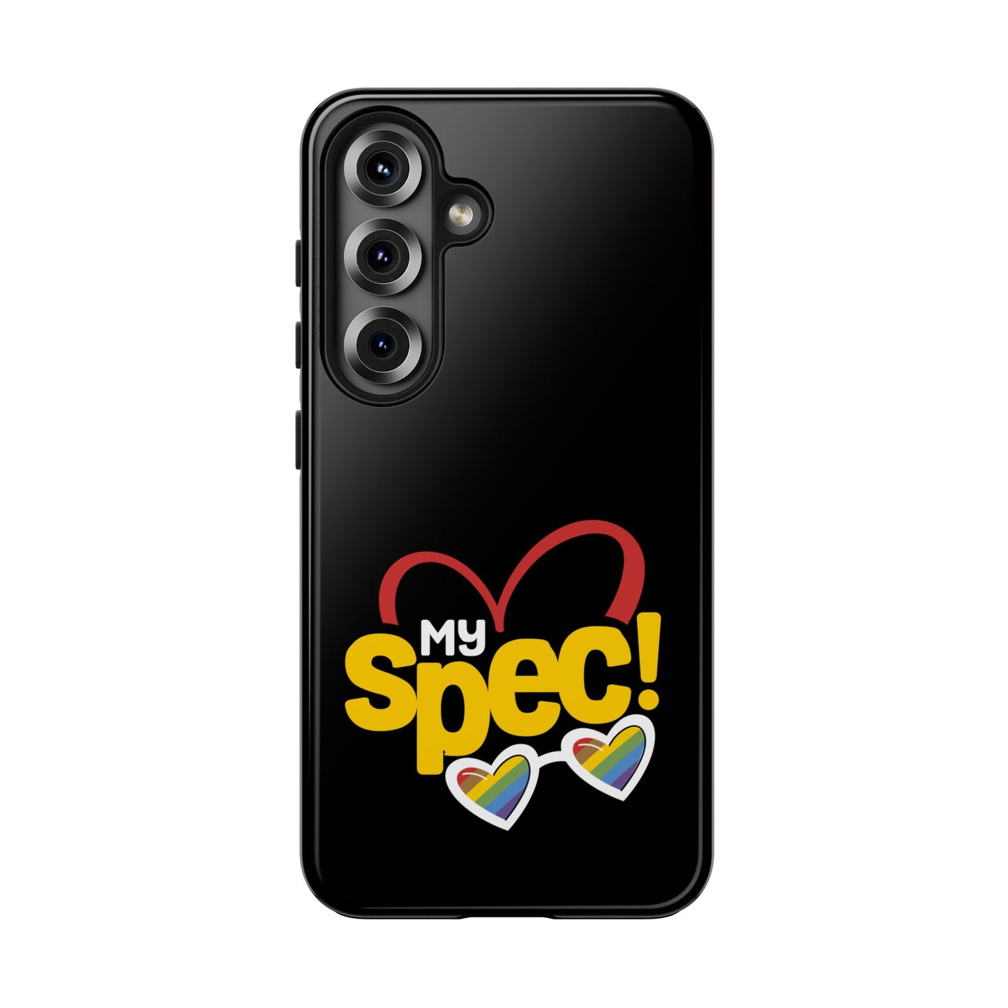 “My Spec!” Rainbow Heart Pride Protective Case