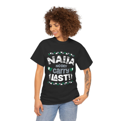 Nigerian Pride Unisex Heavy Cotton Tee, Fun Statement T-Shirt, Perfect for Casual Wear, Cultural Celebrations, Gift for Friends