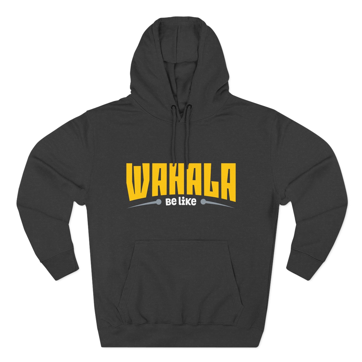 Wahalla be like Bicycle Fleece Hoodie | Great for Cyclists, Casual Wear, Gifts, Fall Fashion, Bike Festivals