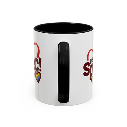 My Spec! Coffee Mug — Pride Heart & Rainbow Glasses Accent Mug