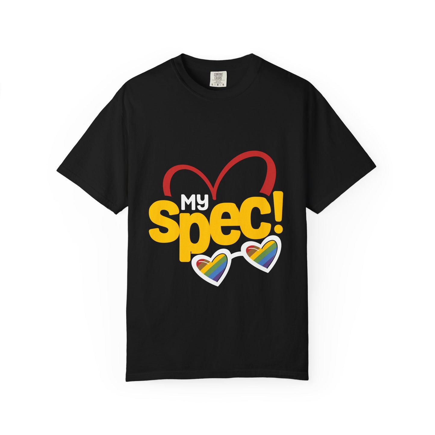 My Spec! T-Shirt – Pride Heart Sunglasses Awareness Tee