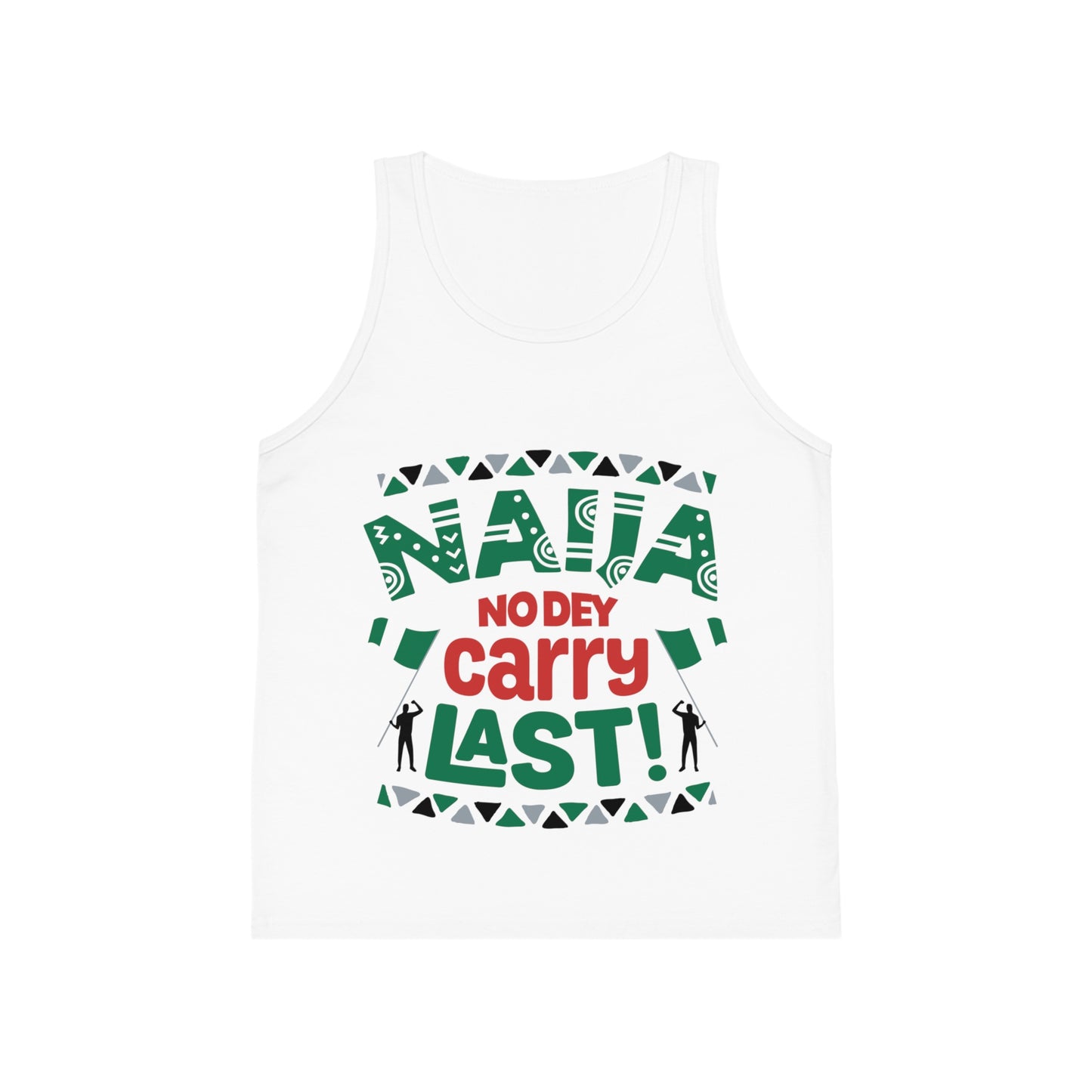 Kid's Tank Top - "Naija No Dey Carry Last" Nigerian Pride Graphic