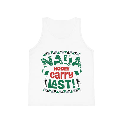Kid's Tank Top - "Naija No Dey Carry Last" Nigerian Pride Graphic
