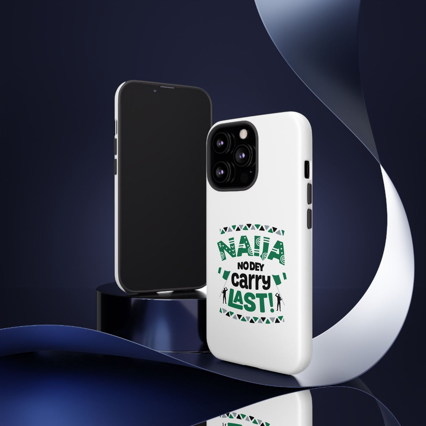 Nigerian-Inspired Tough Phone Case, Unique Gift, Trendy Accessory, Durable Protection, Fun Design for All Occasions