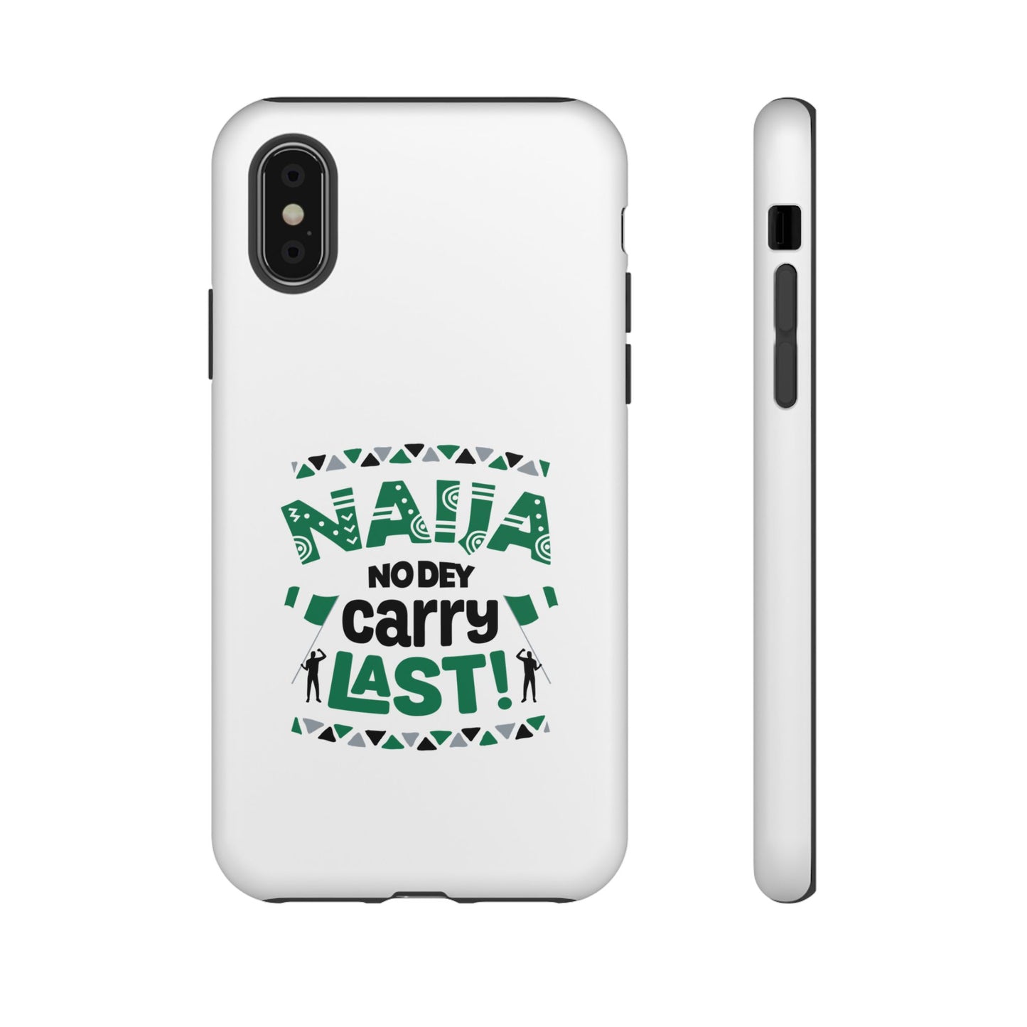 Nigerian-Inspired Tough Phone Case, Unique Gift, Trendy Accessory, Durable Protection, Fun Design for All Occasions