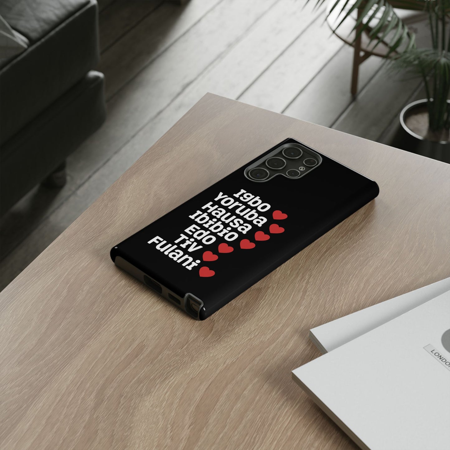 Phone Case — Nigerian Ethnic Pride Design (Igbo, Yoruba, Hausa, Ibibio, Edo, Tiv, Fulani)