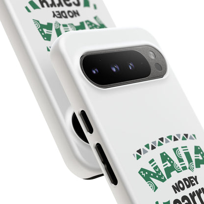 Nigerian-Inspired Tough Phone Case, Unique Gift, Trendy Accessory, Durable Protection, Fun Design for All Occasions