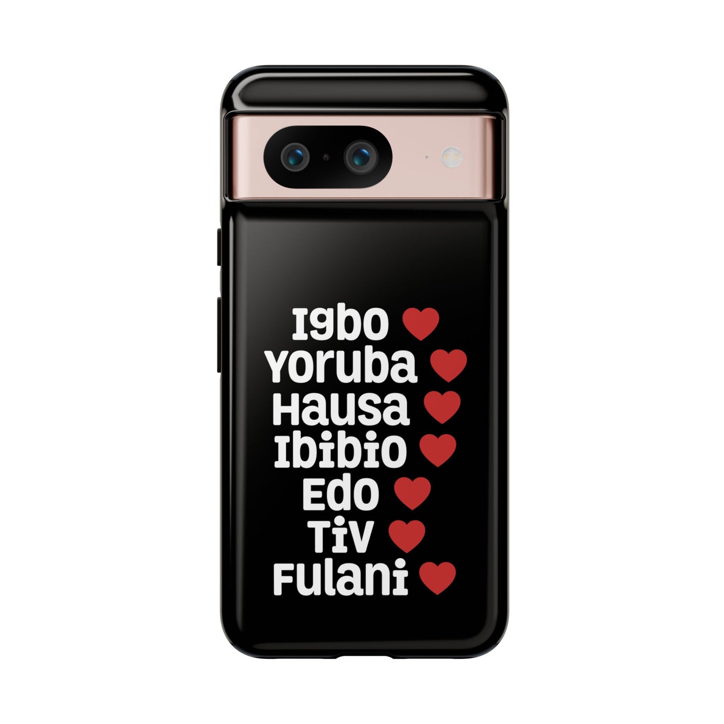Phone Case — Nigerian Ethnic Pride Design (Igbo, Yoruba, Hausa, Ibibio, Edo, Tiv, Fulani)