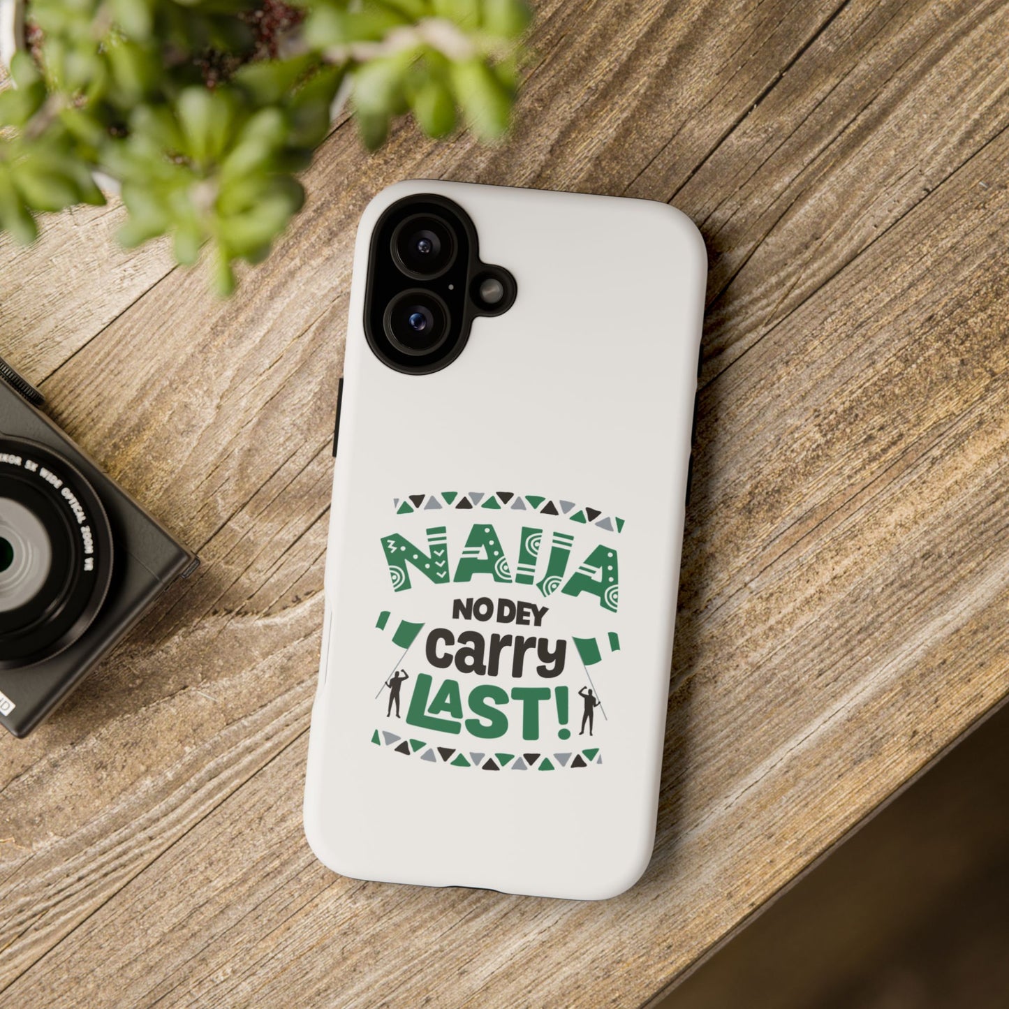 Nigerian-Inspired Tough Phone Case, Unique Gift, Trendy Accessory, Durable Protection, Fun Design for All Occasions
