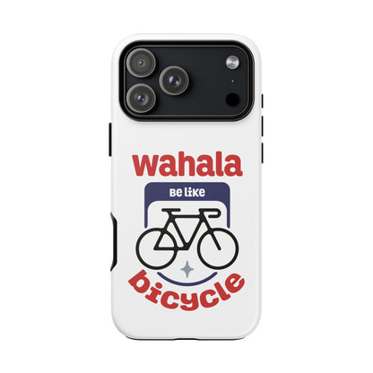Phone Case | Wahala Be Like Bicycle Tough Cases | Gift for Cyclists | Funny Phone Cover | Trendy Cycling Accessories