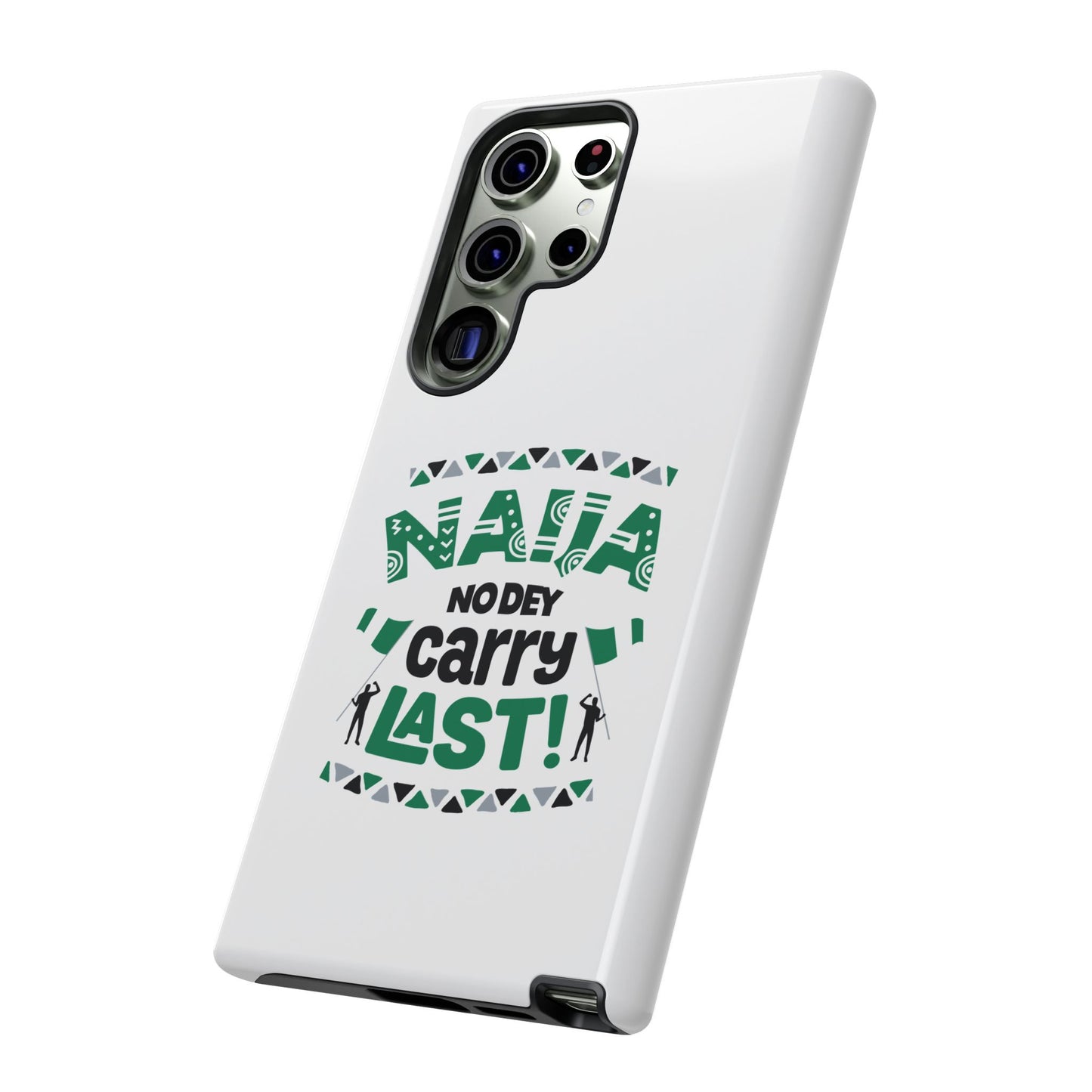 Nigerian-Inspired Tough Phone Case, Unique Gift, Trendy Accessory, Durable Protection, Fun Design for All Occasions