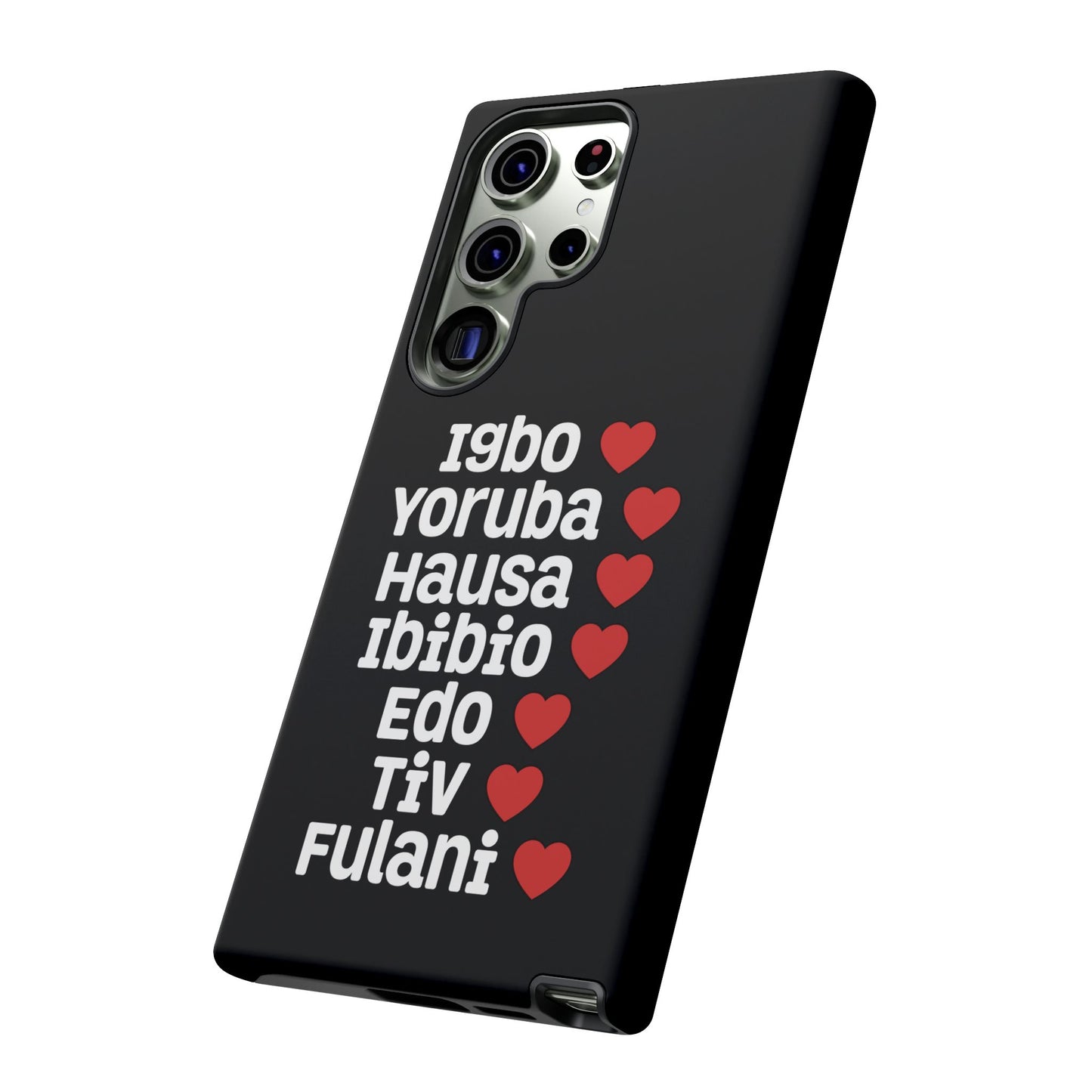 Phone Case — Nigerian Ethnic Pride Design (Igbo, Yoruba, Hausa, Ibibio, Edo, Tiv, Fulani)