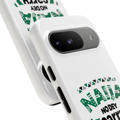 Nigerian-Inspired Tough Phone Case, Unique Gift, Trendy Accessory, Durable Protection, Fun Design for All Occasions