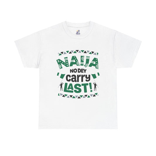 Nigerian Pride Unisex Heavy Cotton Tee, Fun Statement T-Shirt, Perfect for Casual Wear, Cultural Celebrations, Gift for Friends