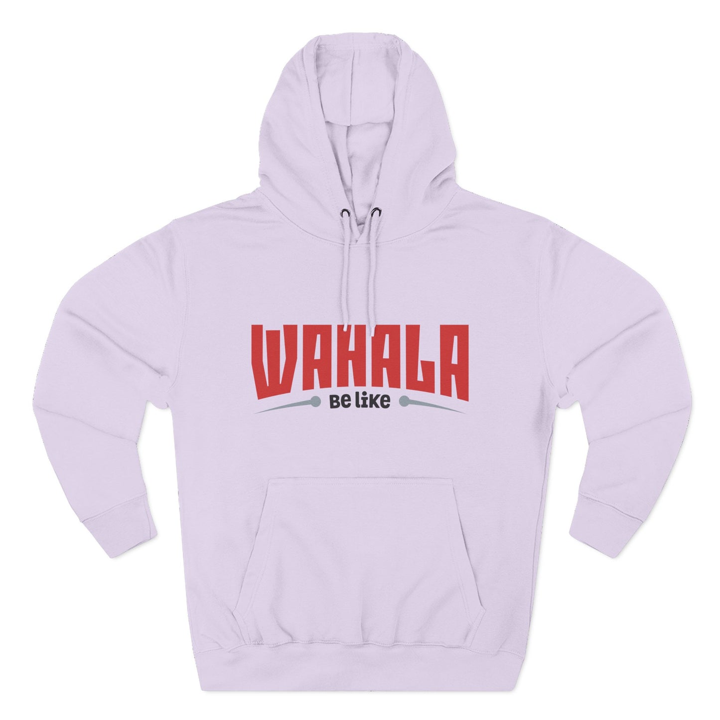 Wahalla be like Bicycle Fleece Hoodie | Great for Cyclists, Casual Wear, Gifts, Fall Fashion, Bike Festivals