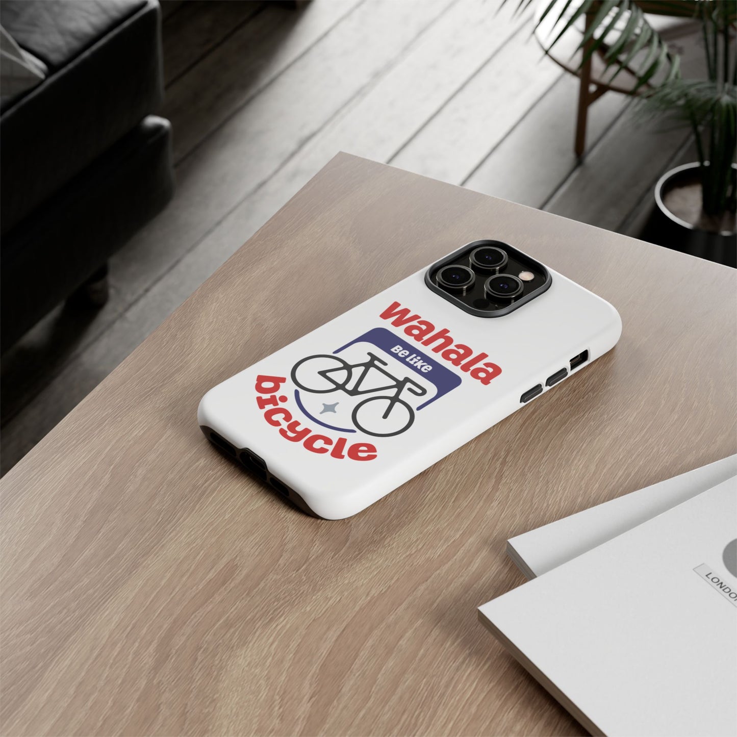 Bicycle Phone Case | Wahala Be Like | Tough Cases | Gift for Cyclists | Funny Phone Cover | Trendy Cycling Accessories