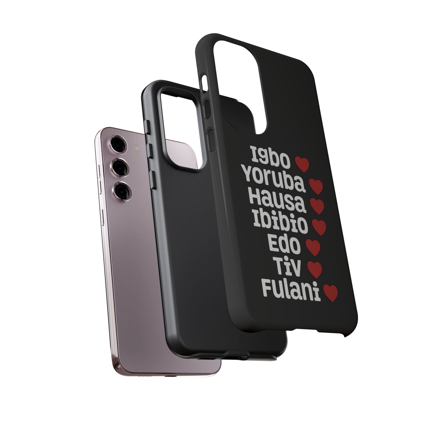 Phone Case — Nigerian Ethnic Pride Design (Igbo, Yoruba, Hausa, Ibibio, Edo, Tiv, Fulani)