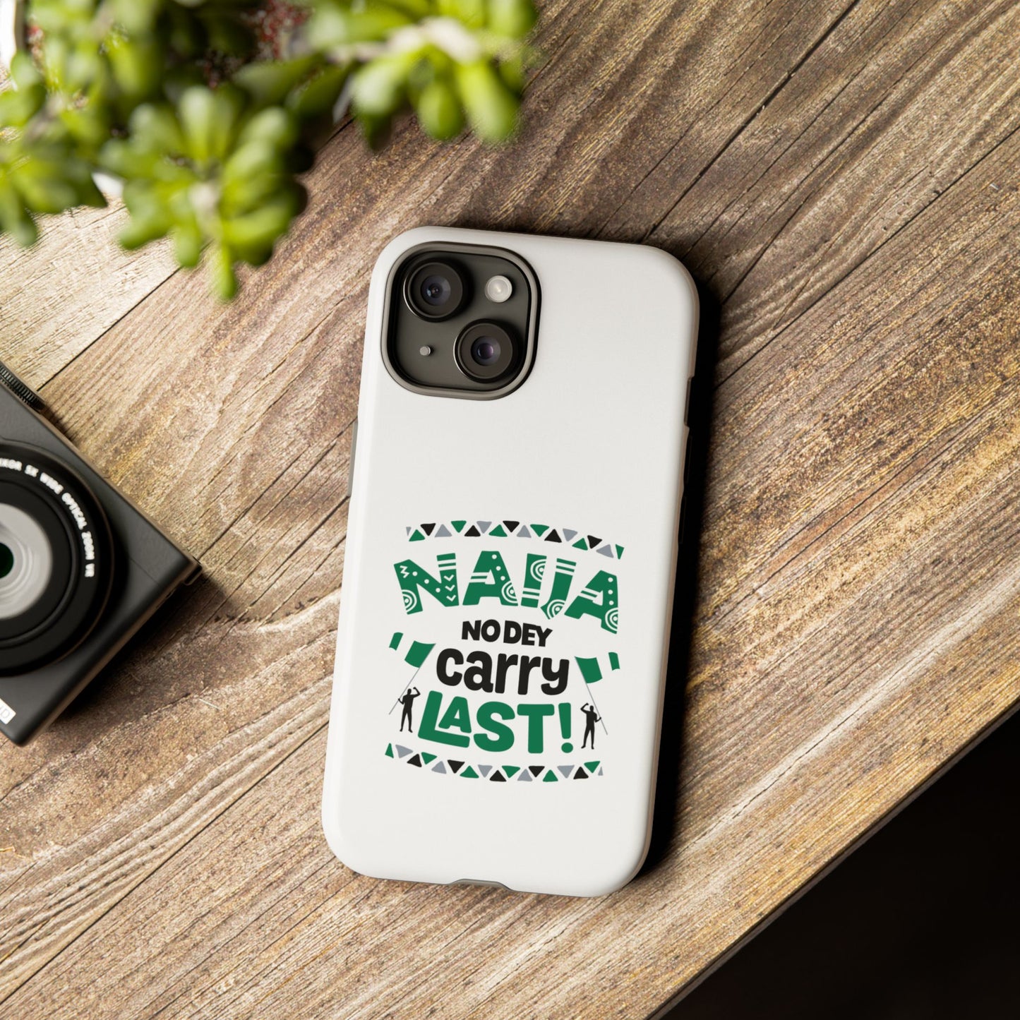 Nigerian-Inspired Tough Phone Case, Unique Gift, Trendy Accessory, Durable Protection, Fun Design for All Occasions