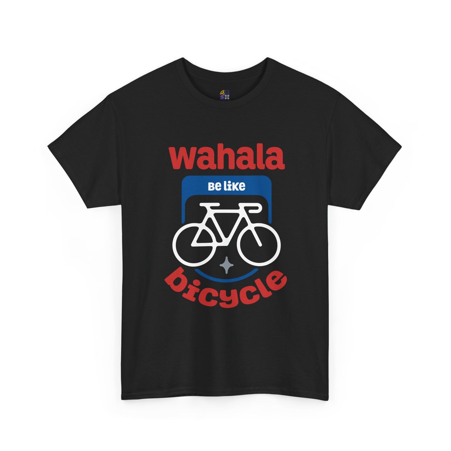 Wahala be like Bicycle Unisex Heavy Cotton Tee, Perfect Gift for Cyclists, Casual Wear, Bike Enthusiasts, Fun Statement Shirt