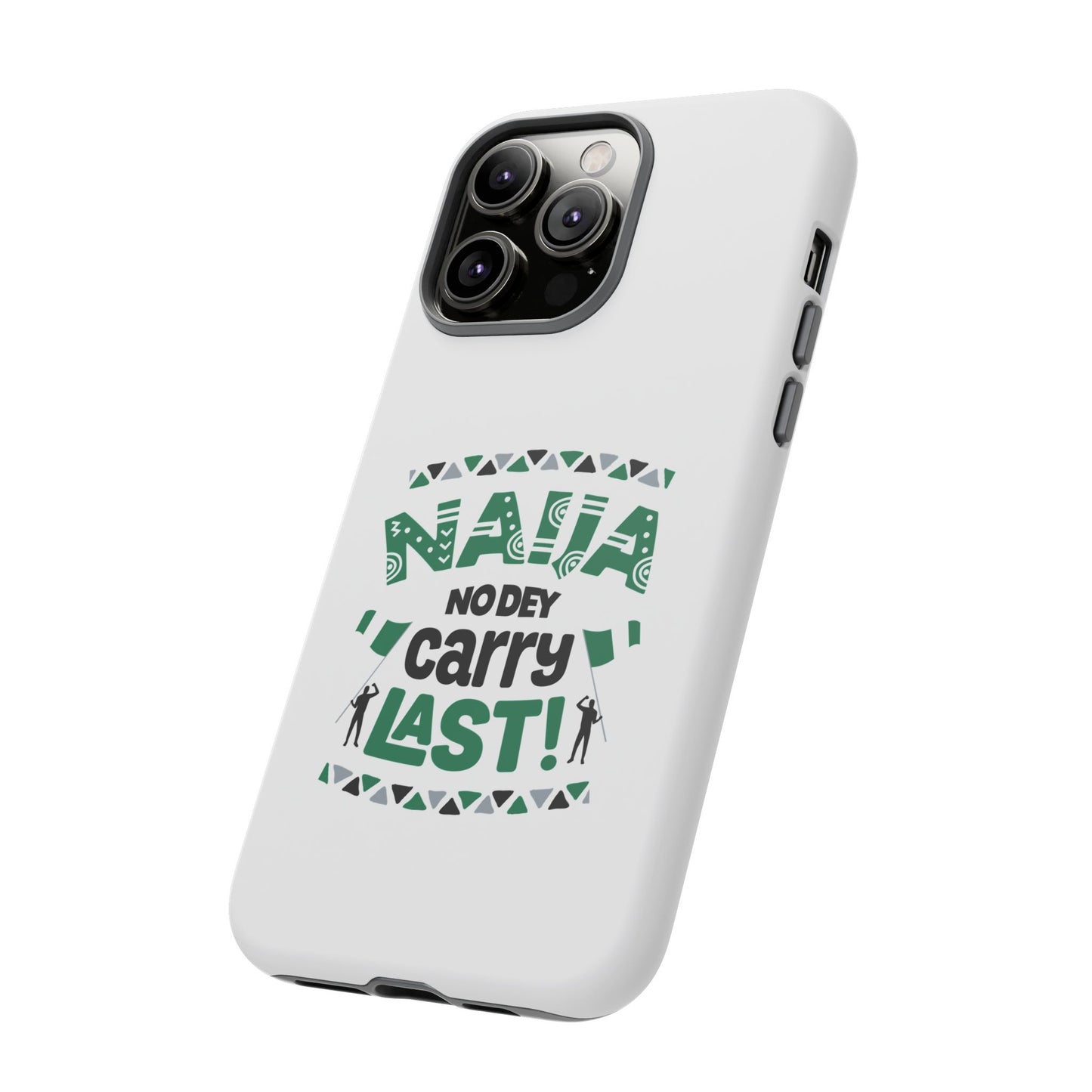 Nigerian-Inspired Tough Phone Case, Unique Gift, Trendy Accessory, Durable Protection, Fun Design for All Occasions