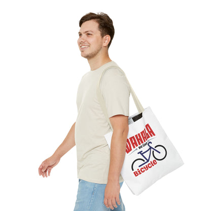 Wahala be like Bicycle Tote Bag | Eco-Friendly Shopping, Travel, Beach, Gym, Stylish Gift