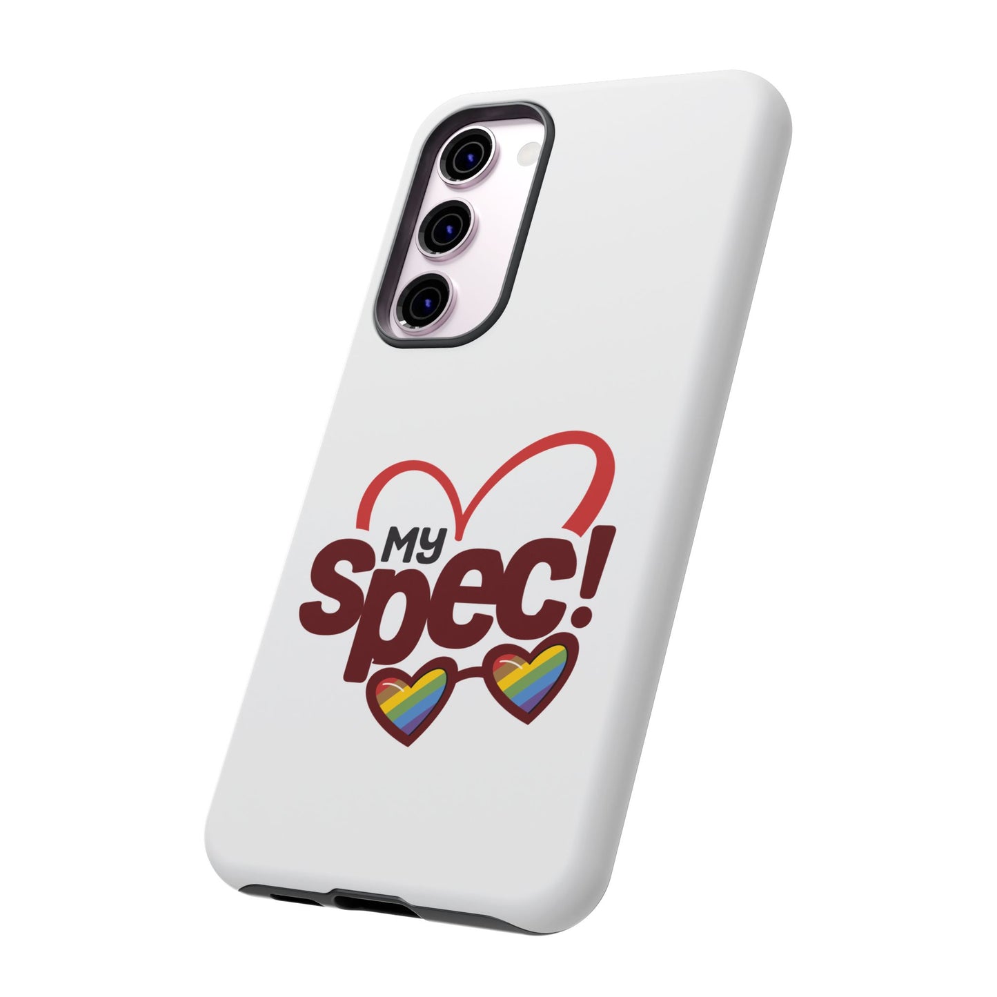 My Spec! Phone Case — Rainbow Heart Protective Case