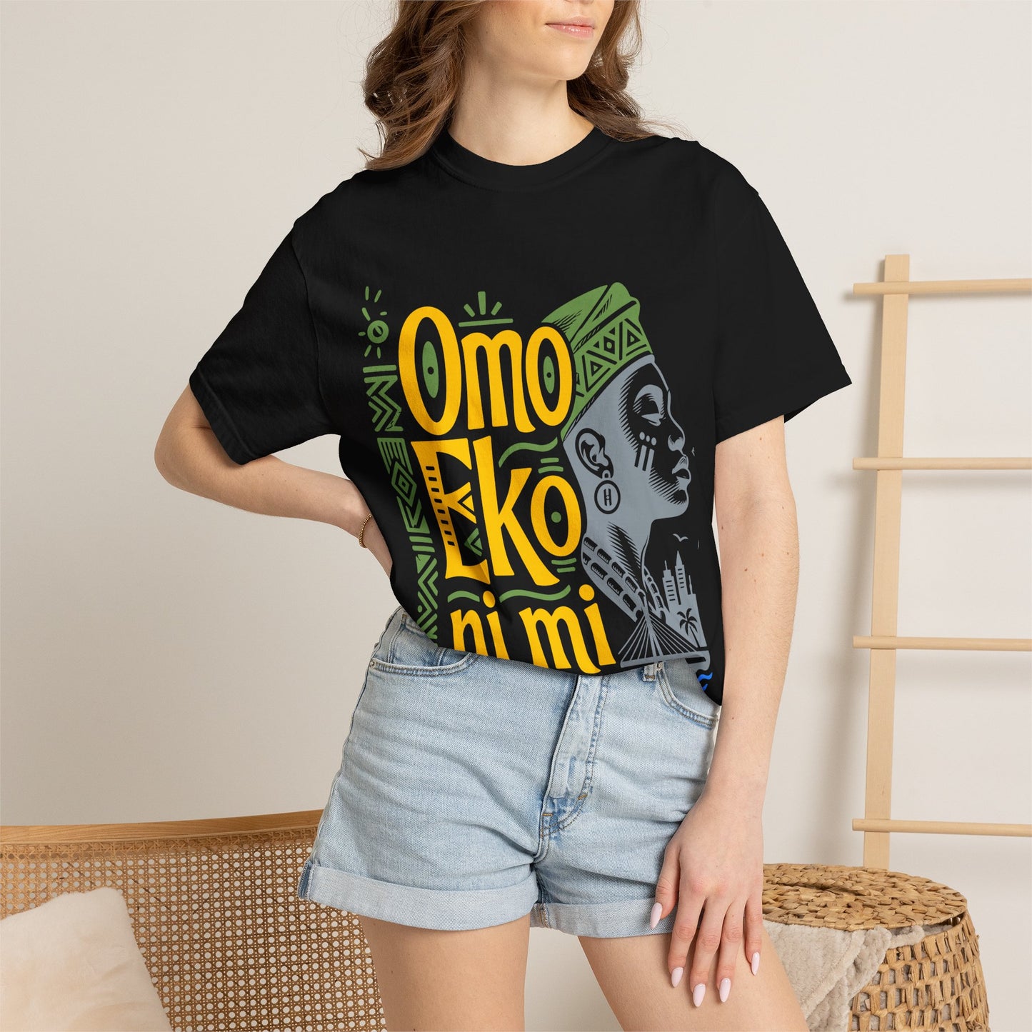 Omo Eko Ni Mi T-Shirt — Lagos Pride Nigerian Afrocentric Graphic Tee