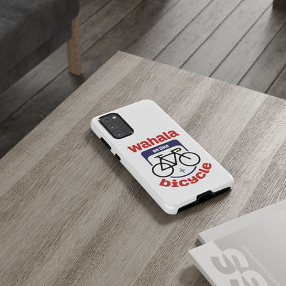 Phone Case | Wahala Be Like Bicycle Tough Cases | Gift for Cyclists | Funny Phone Cover | Trendy Cycling Accessories