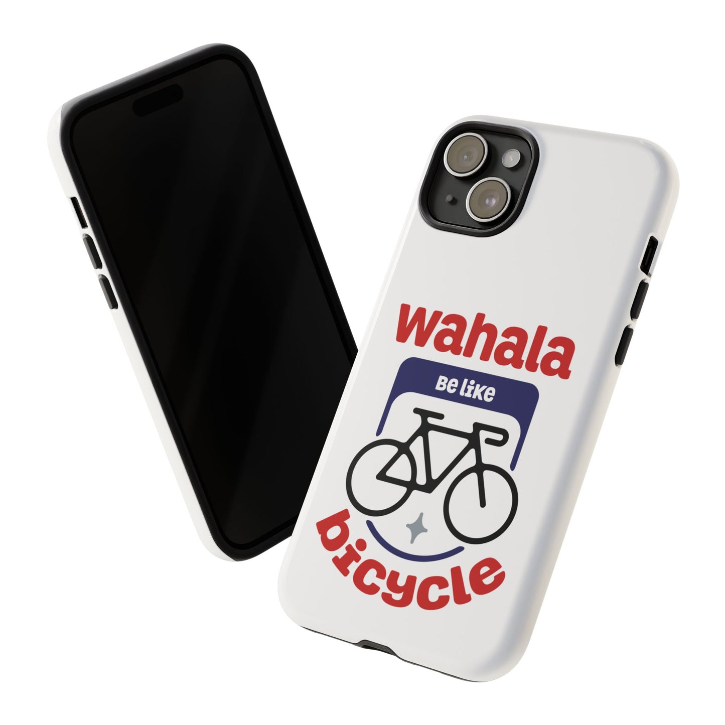 Bicycle Phone Case | Wahala Be Like | Tough Cases | Gift for Cyclists | Funny Phone Cover | Trendy Cycling Accessories