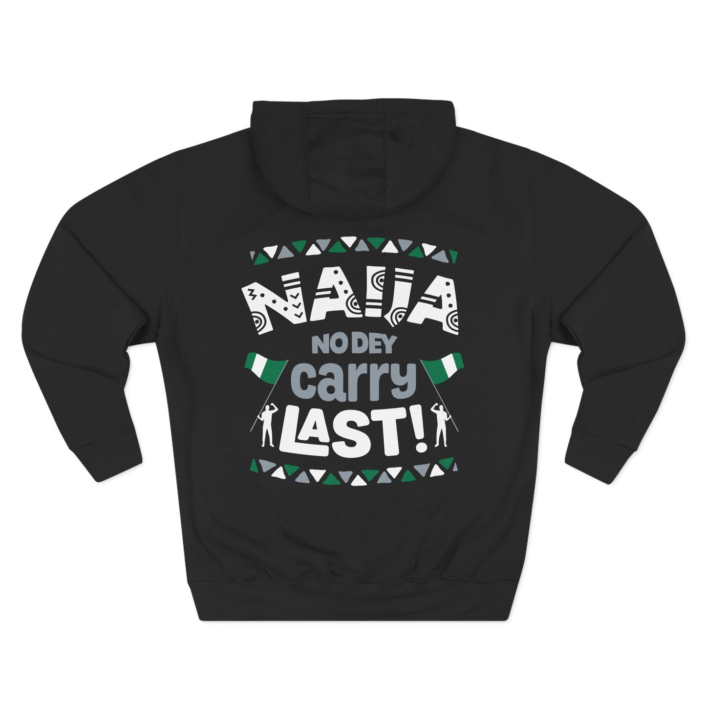 Nigeria Pride Fleece Hoodie - Celebrate Culture, Casual Style, Unisex Gift, Festivals, Comfortable Wear