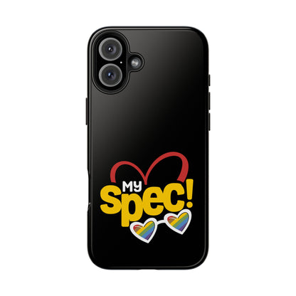 “My Spec!” Rainbow Heart Pride Protective Case