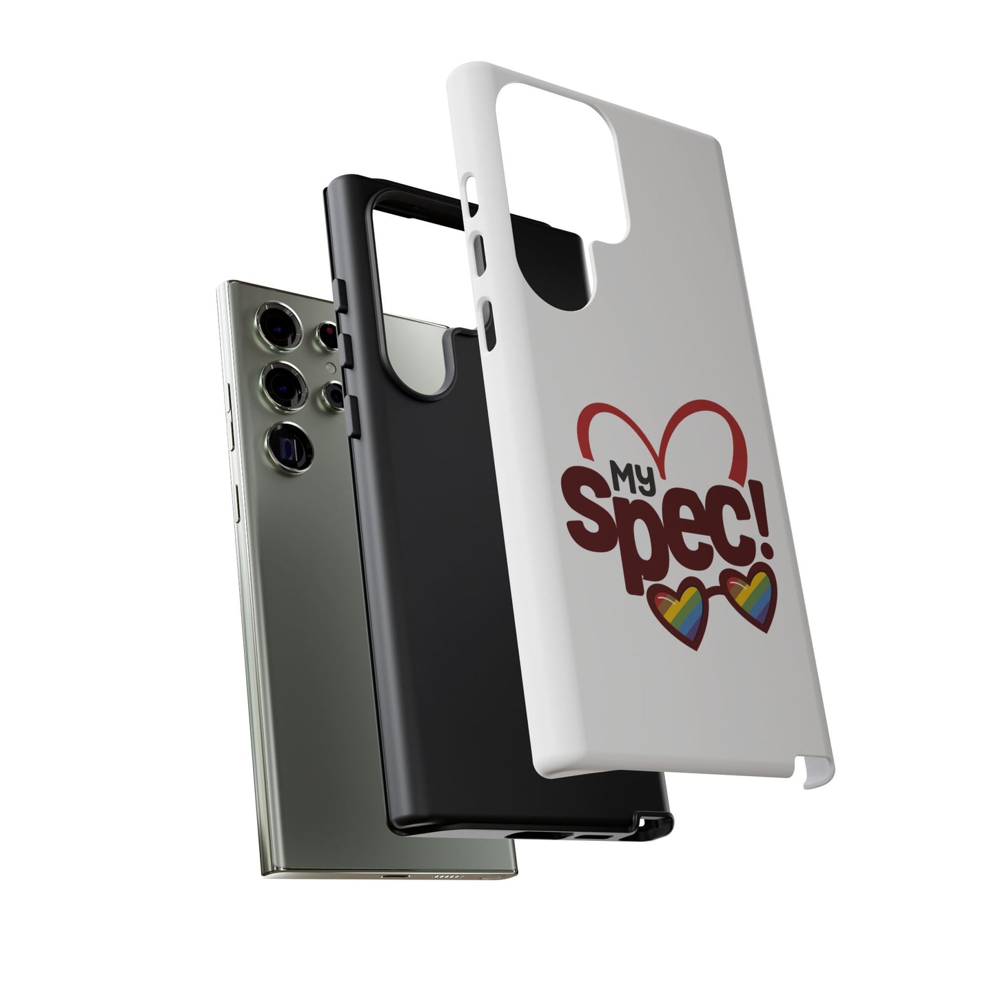 My Spec! Phone Case — Rainbow Heart Protective Case