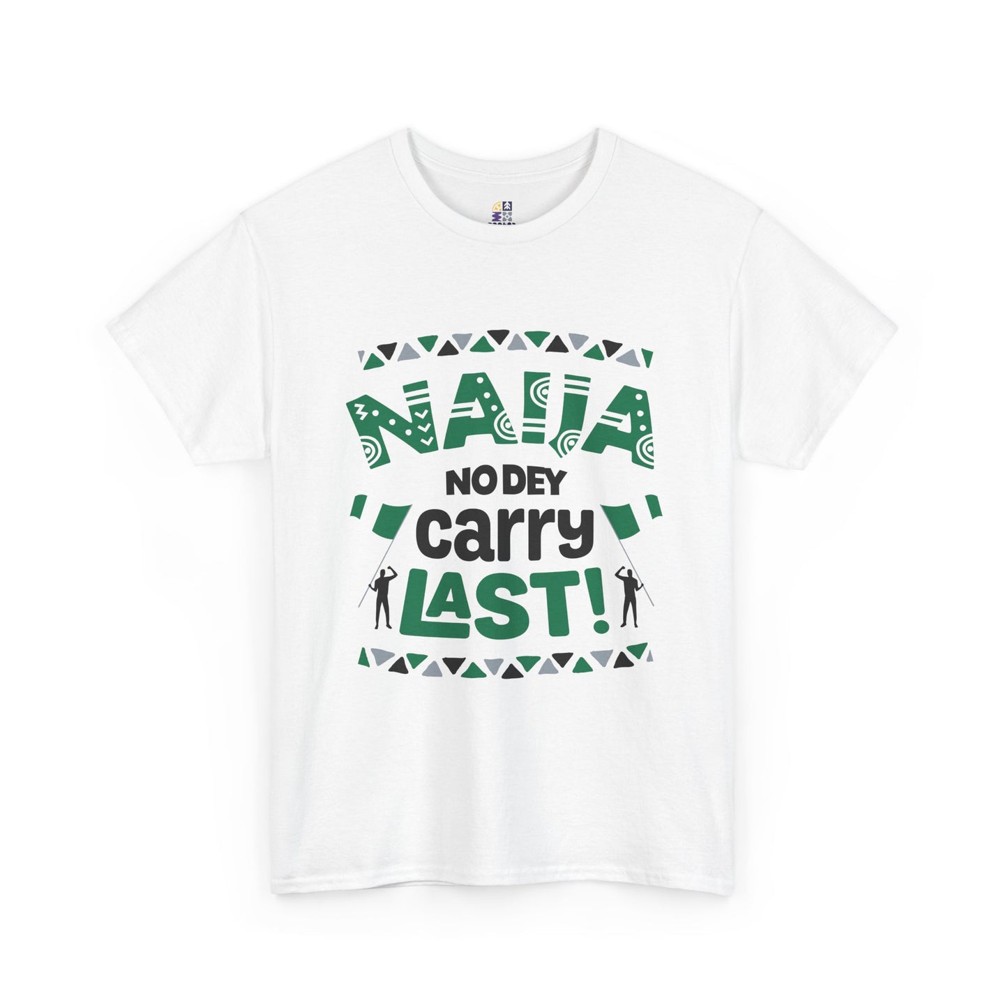Nigerian Pride Unisex Heavy Cotton Tee, Fun Statement T-Shirt, Perfect for Casual Wear, Cultural Celebrations, Gift for Friends