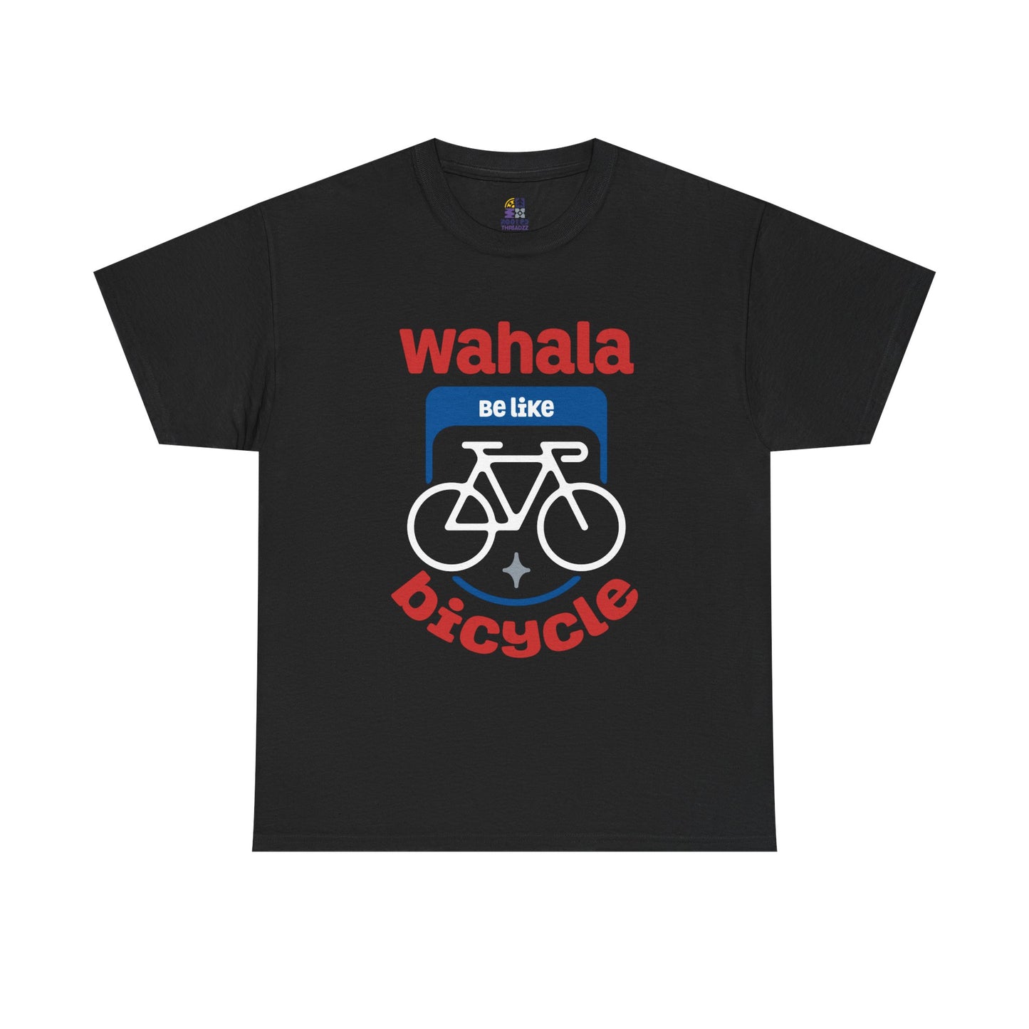 Wahala be like Bicycle Unisex Heavy Cotton Tee, Perfect Gift for Cyclists, Casual Wear, Bike Enthusiasts, Fun Statement Shirt