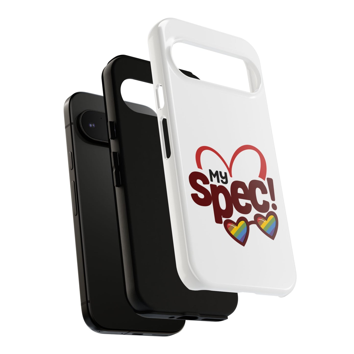 My Spec! Phone Case — Rainbow Heart Protective Case