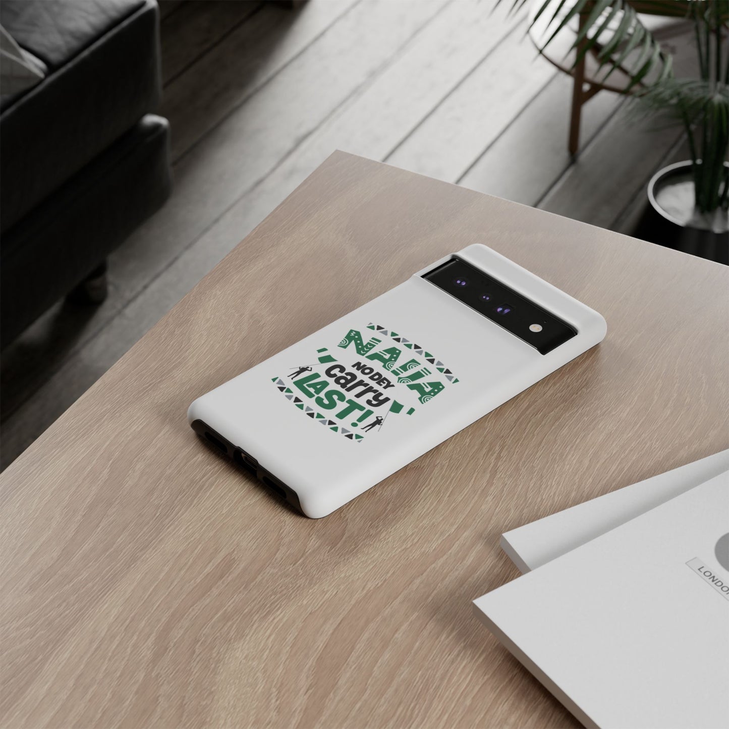 Nigerian-Inspired Tough Phone Case, Unique Gift, Trendy Accessory, Durable Protection, Fun Design for All Occasions