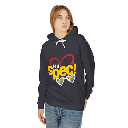 My Spec! Hoodie — Heart & Rainbow Sunglasses Sweatshirt