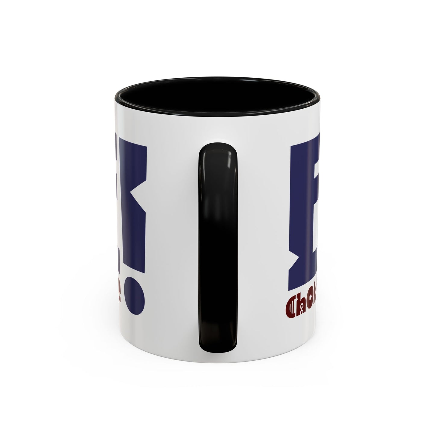 Coffee Mug — Bold “E Choke” Graphic Accent Mug (11/15oz)