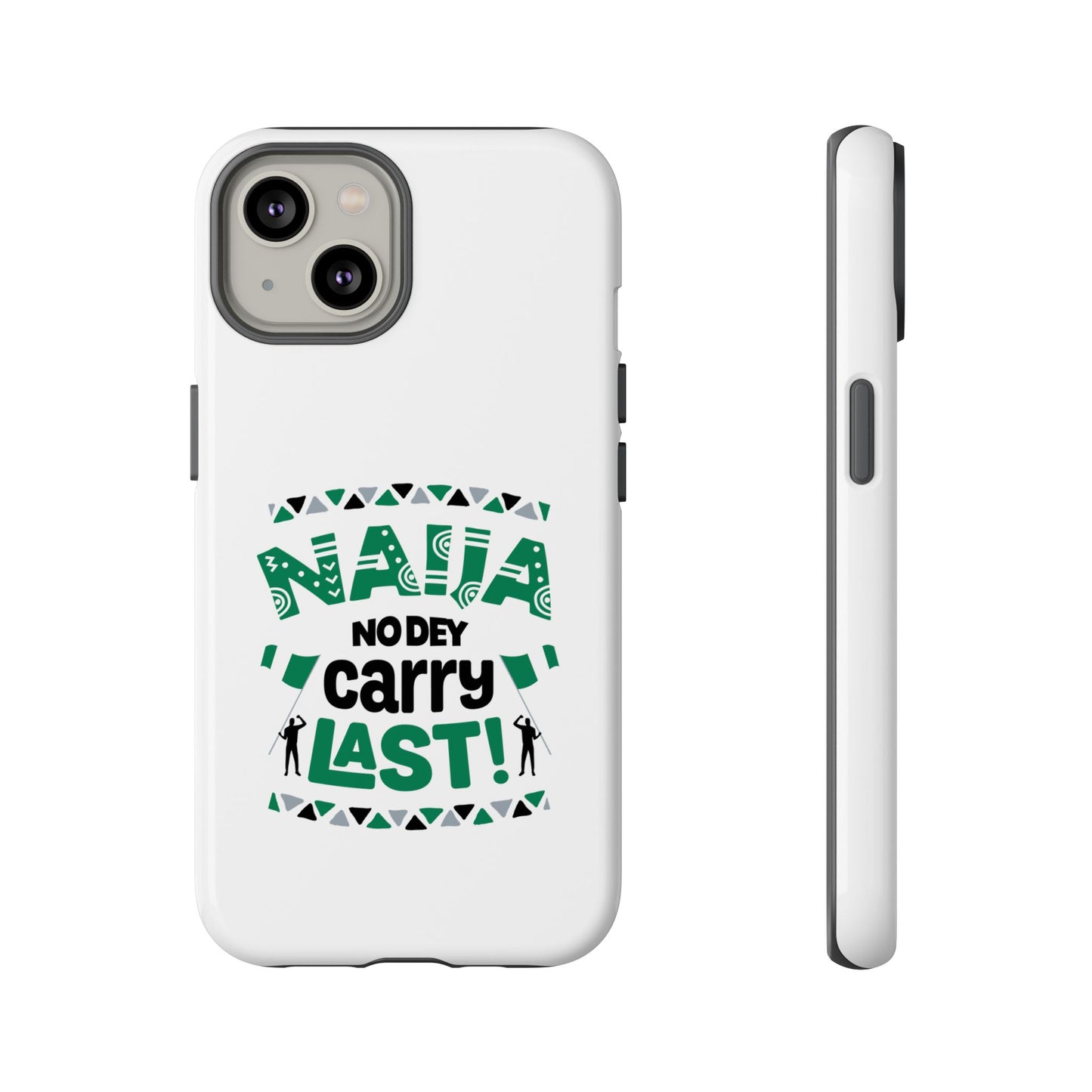 Nigerian-Inspired Tough Phone Case, Unique Gift, Trendy Accessory, Durable Protection, Fun Design for All Occasions