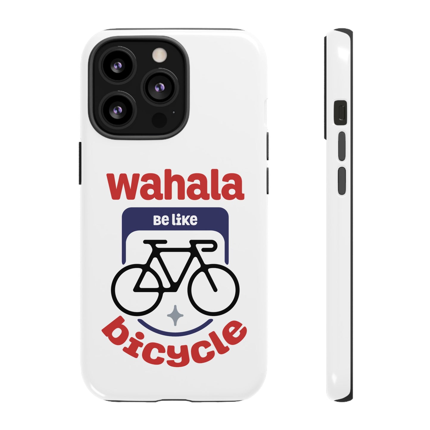 Bicycle Phone Case | Wahala Be Like | Tough Cases | Gift for Cyclists | Funny Phone Cover | Trendy Cycling Accessories
