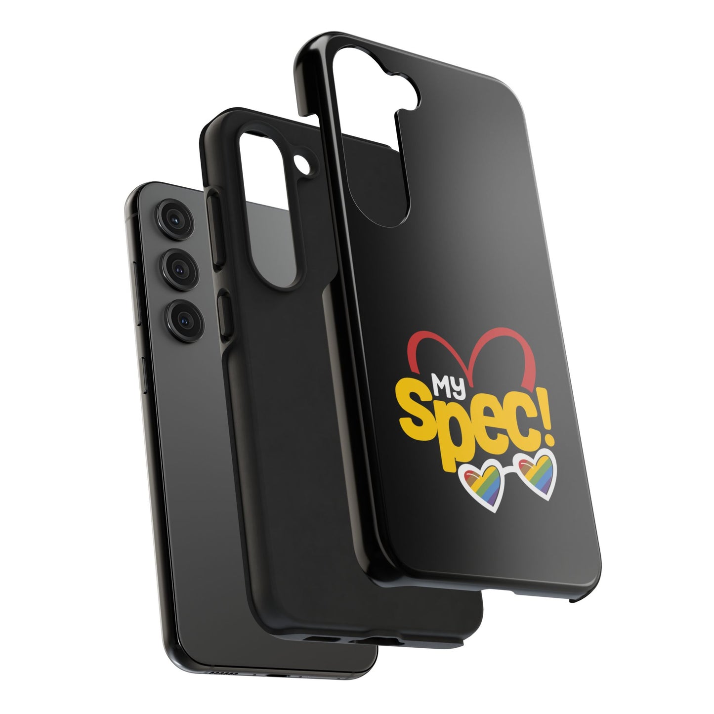 “My Spec!” Rainbow Heart Pride Protective Case