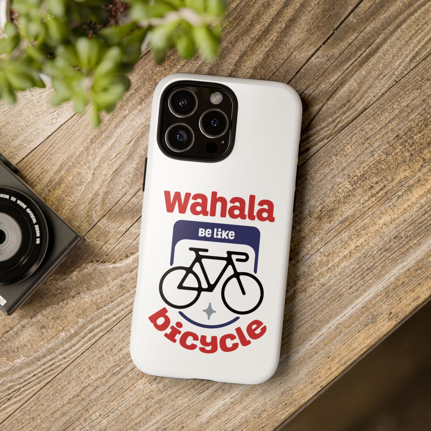 Bicycle Phone Case | Wahala Be Like | Tough Cases | Gift for Cyclists | Funny Phone Cover | Trendy Cycling Accessories