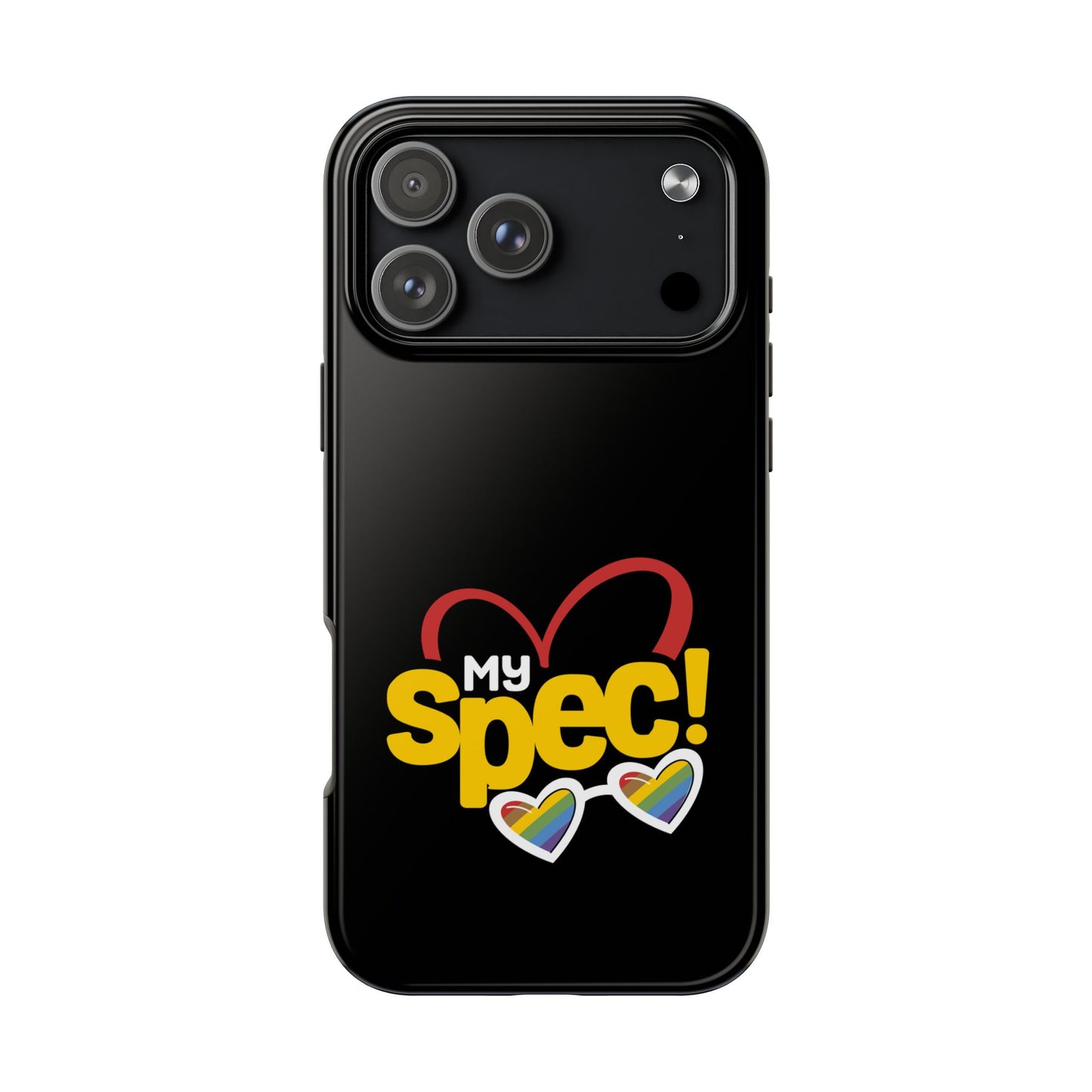 “My Spec!” Rainbow Heart Pride Protective Case