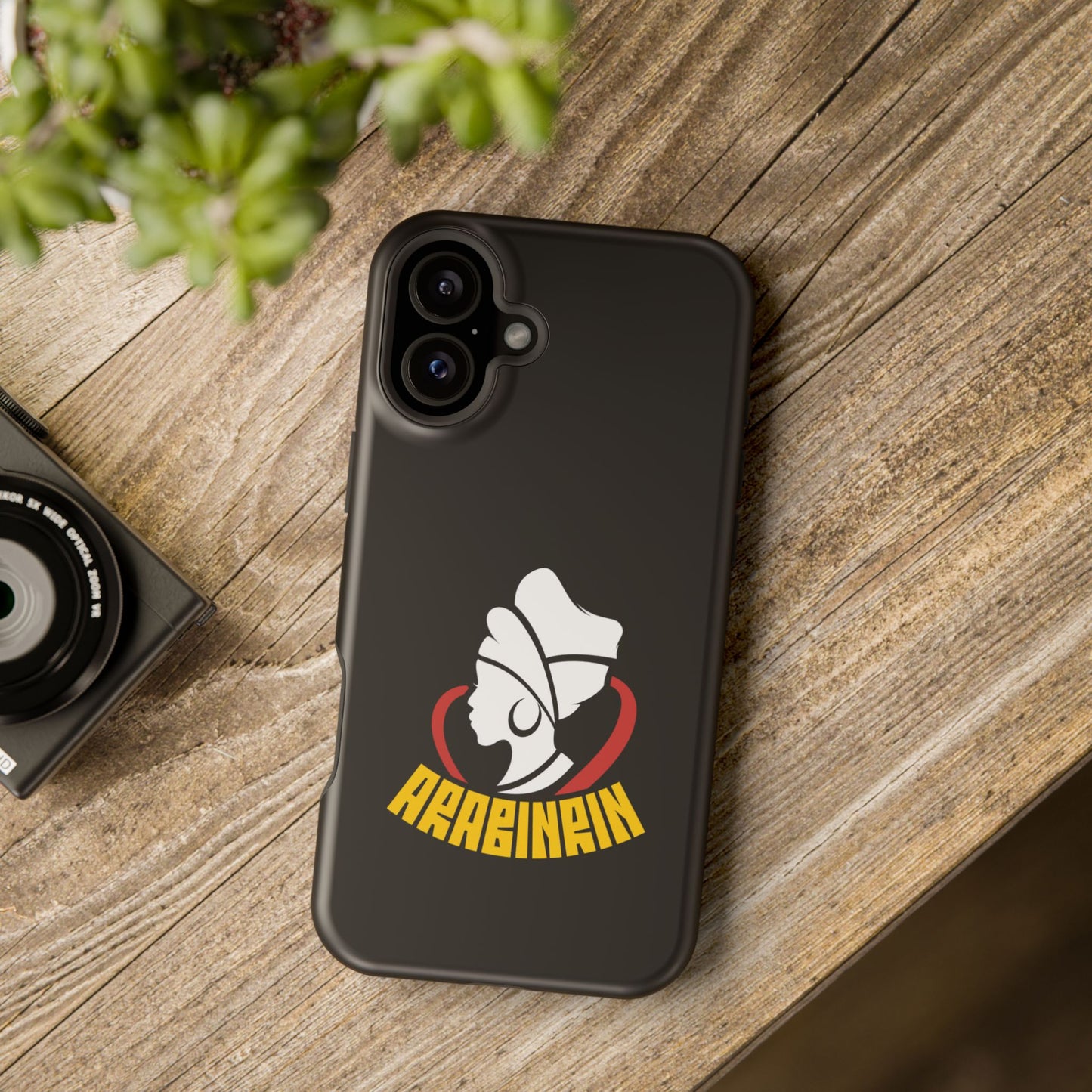 Magnetic Impact-Resistant Phone Case — Arabicin Logo