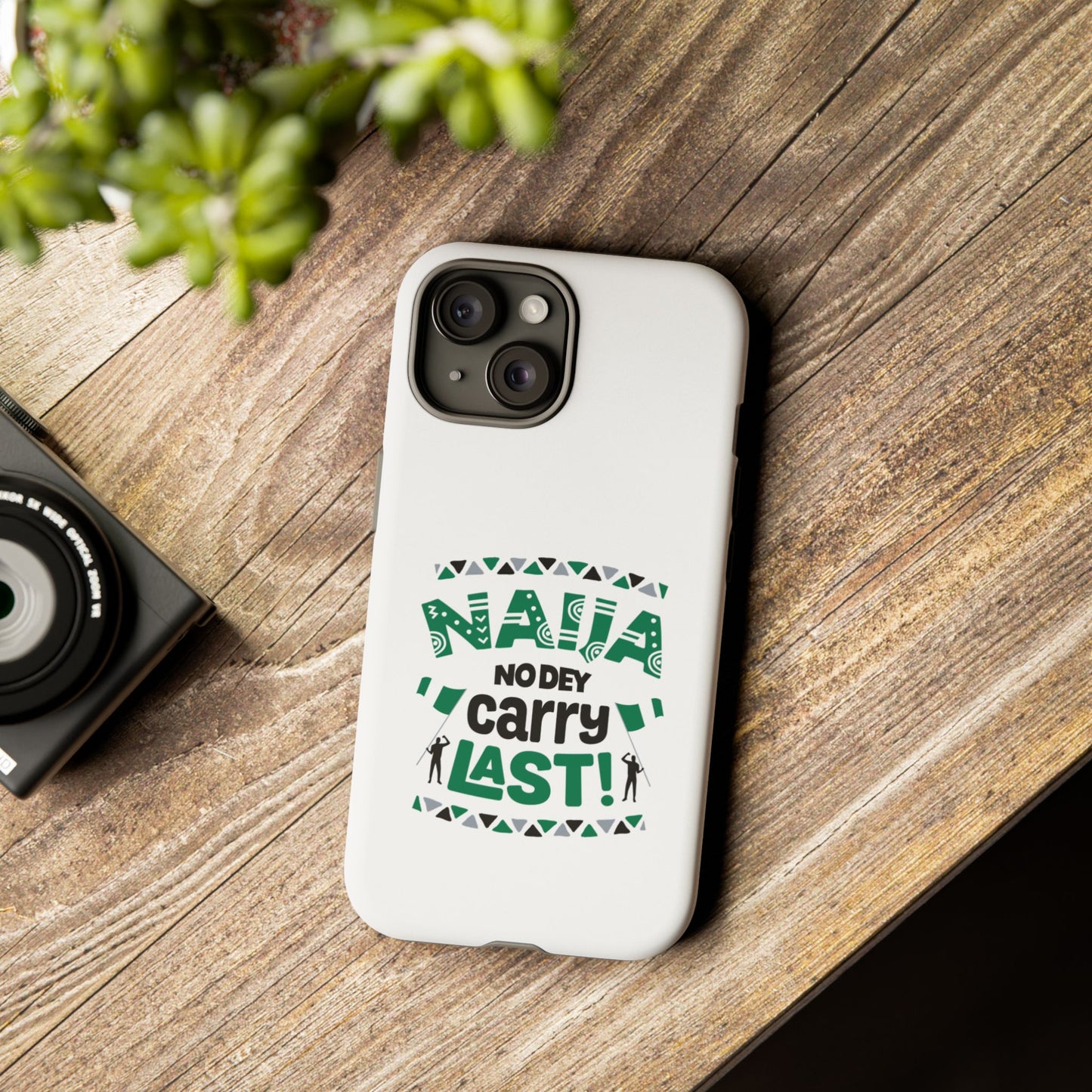 Nigerian-Inspired Tough Phone Case, Unique Gift, Trendy Accessory, Durable Protection, Fun Design for All Occasions