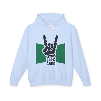 Hoodie — 'Chop Life Gang' Rock Hand Graphic Lightweight Hooded Sweatshirt