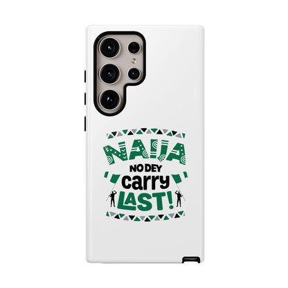 Nigerian-Inspired Tough Phone Case, Unique Gift, Trendy Accessory, Durable Protection, Fun Design for All Occasions