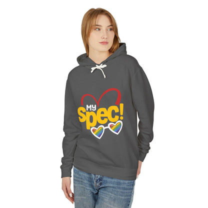 My Spec! Hoodie — Heart & Rainbow Sunglasses Sweatshirt