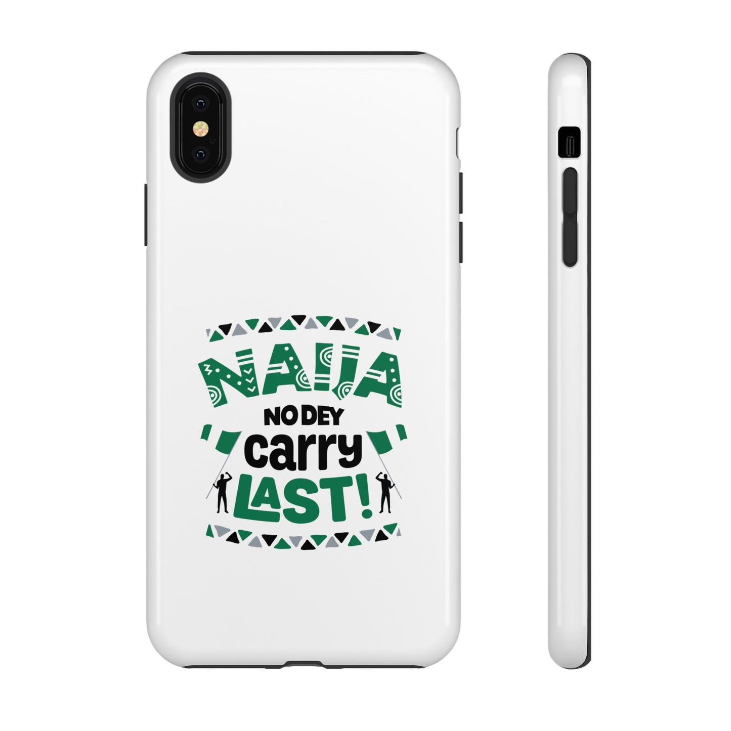 Nigerian-Inspired Tough Phone Case, Unique Gift, Trendy Accessory, Durable Protection, Fun Design for All Occasions
