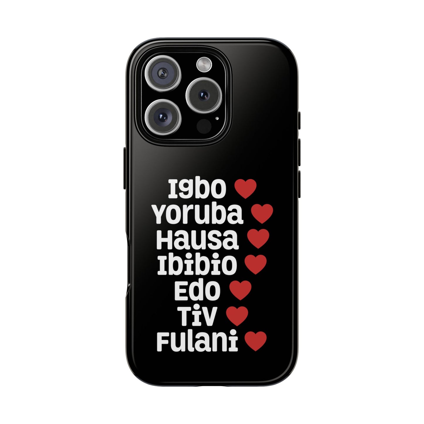 Phone Case — Nigerian Ethnic Pride Design (Igbo, Yoruba, Hausa, Ibibio, Edo, Tiv, Fulani)
